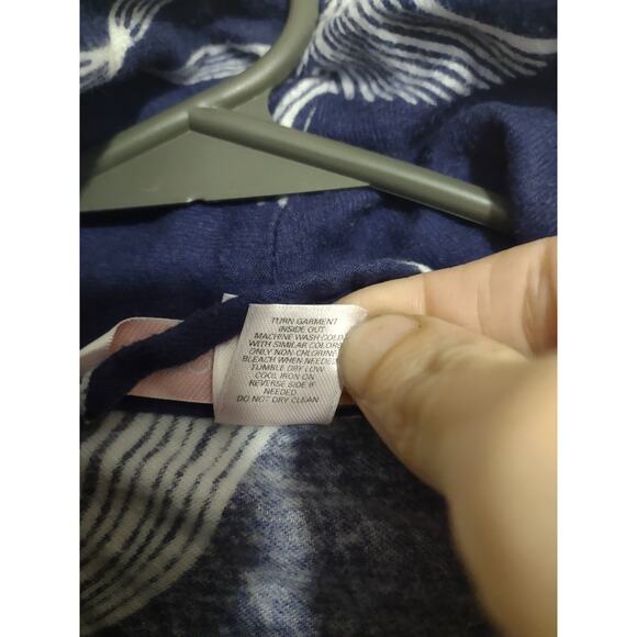 Victoria's Secret Ribbon Print Robe Size M/L Cozy - Picture 5 of 6